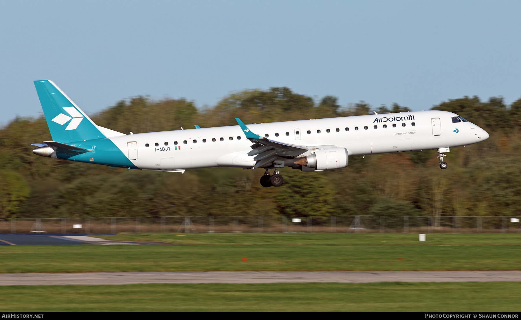 Aircraft Photo of I-ADJY | Embraer 195LR (ERJ-190-200LR) | Air Dolomiti | AirHistory.net #404288