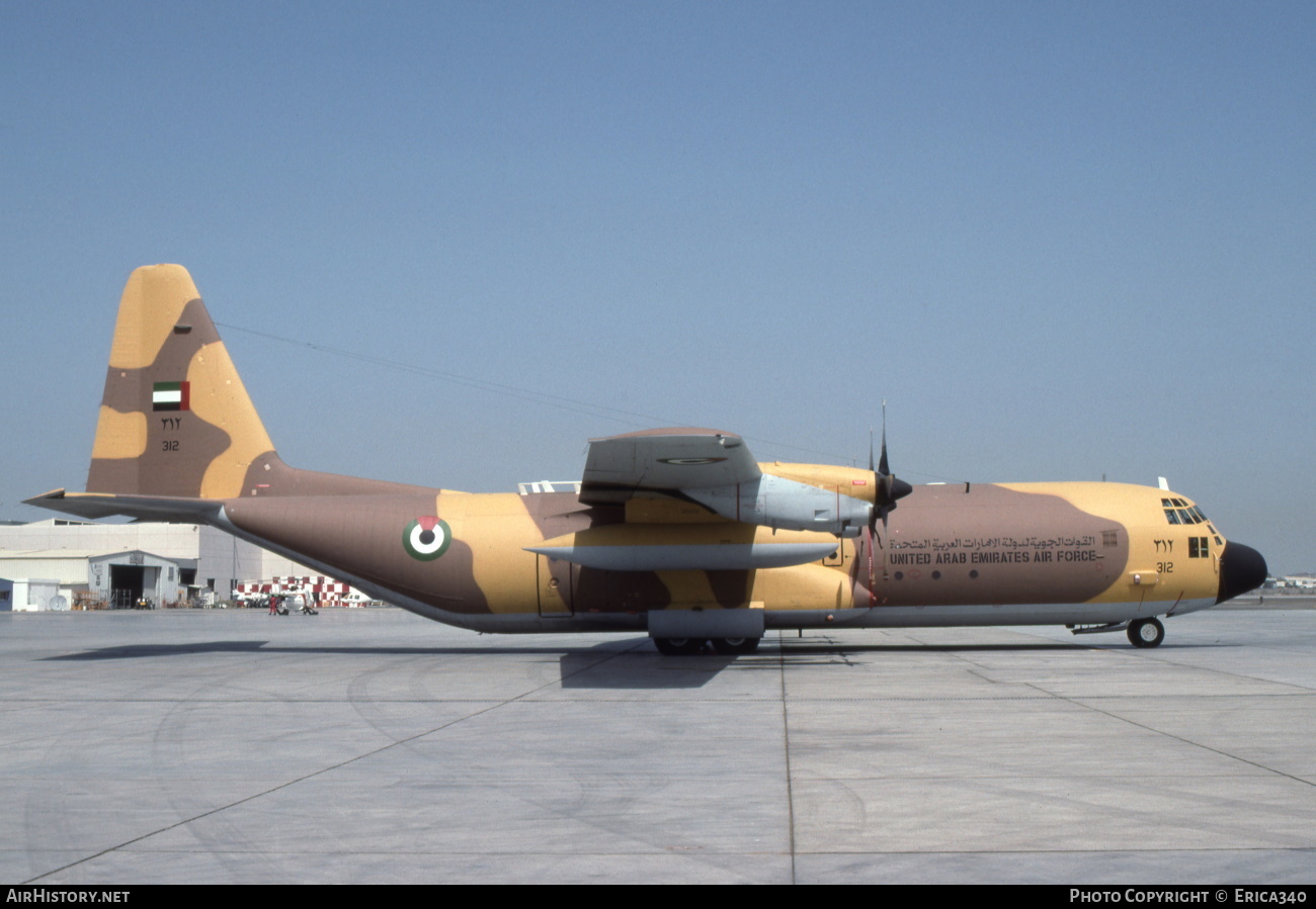 Aircraft Photo of 312 / ٣١٢ | Lockheed C-130H-30 Hercules (L-382) | United Arab Emirates - Air Force | AirHistory.net #404293