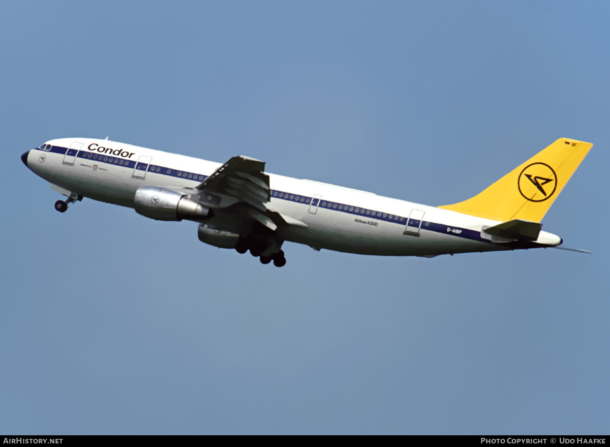 Aircraft Photo of D-AIBF | Airbus A300B4-203 | Condor Flugdienst | AirHistory.net #404317