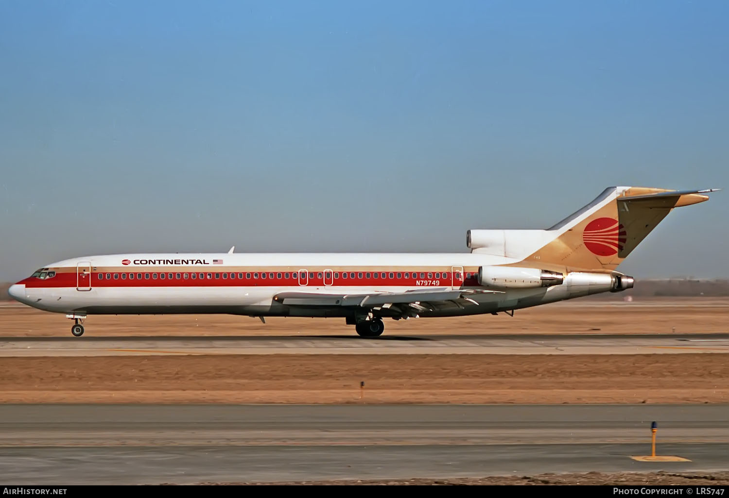 Aircraft Photo of N79749 | Boeing 727-224/Adv | Continental Airlines | AirHistory.net #404327