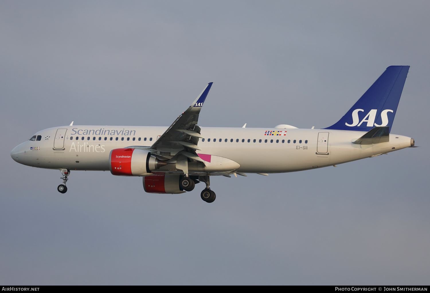 Aircraft Photo of EI-SII | Airbus A320-251N | Scandinavian Airlines - SAS | AirHistory.net #404331