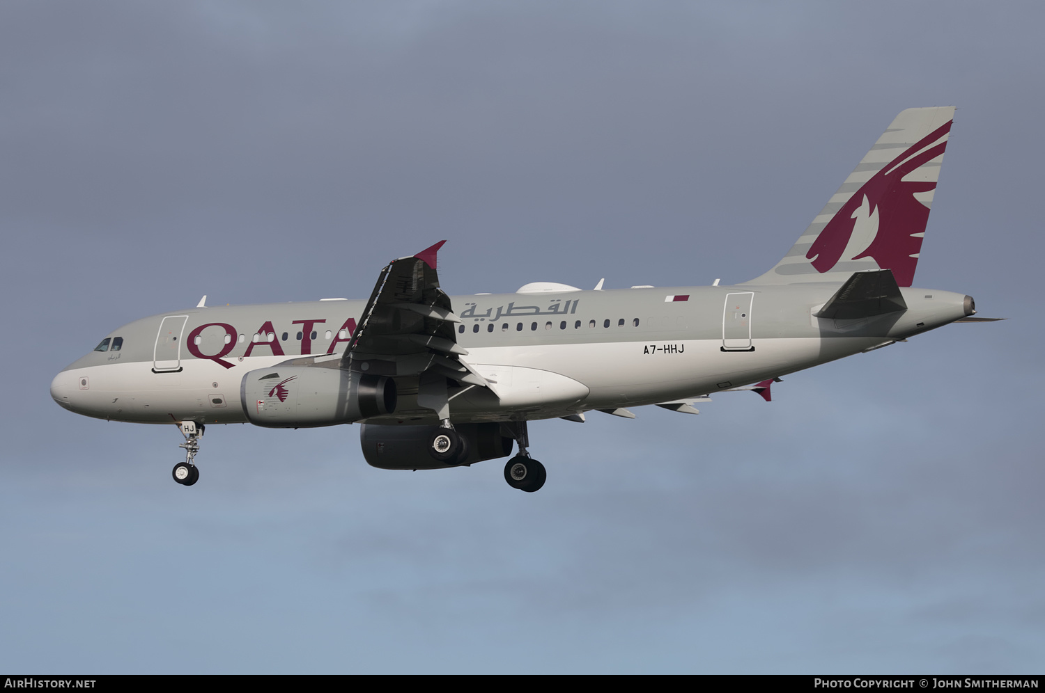 Aircraft Photo of A7-HHJ | Airbus ACJ319 (A319-133/CJ) | Qatar Airways | AirHistory.net #404332