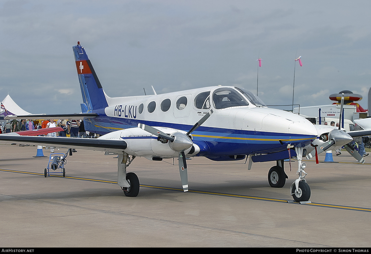 Aircraft Photo of HB-LKU | Cessna 340A III | AirHistory.net #404334