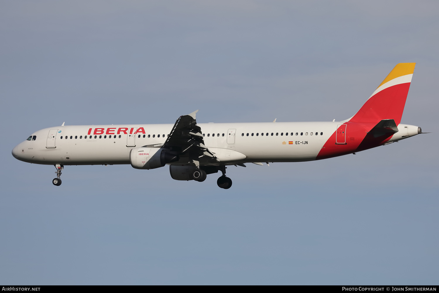 Aircraft Photo of EC-IJN | Airbus A321-212 | Iberia | AirHistory.net #404340