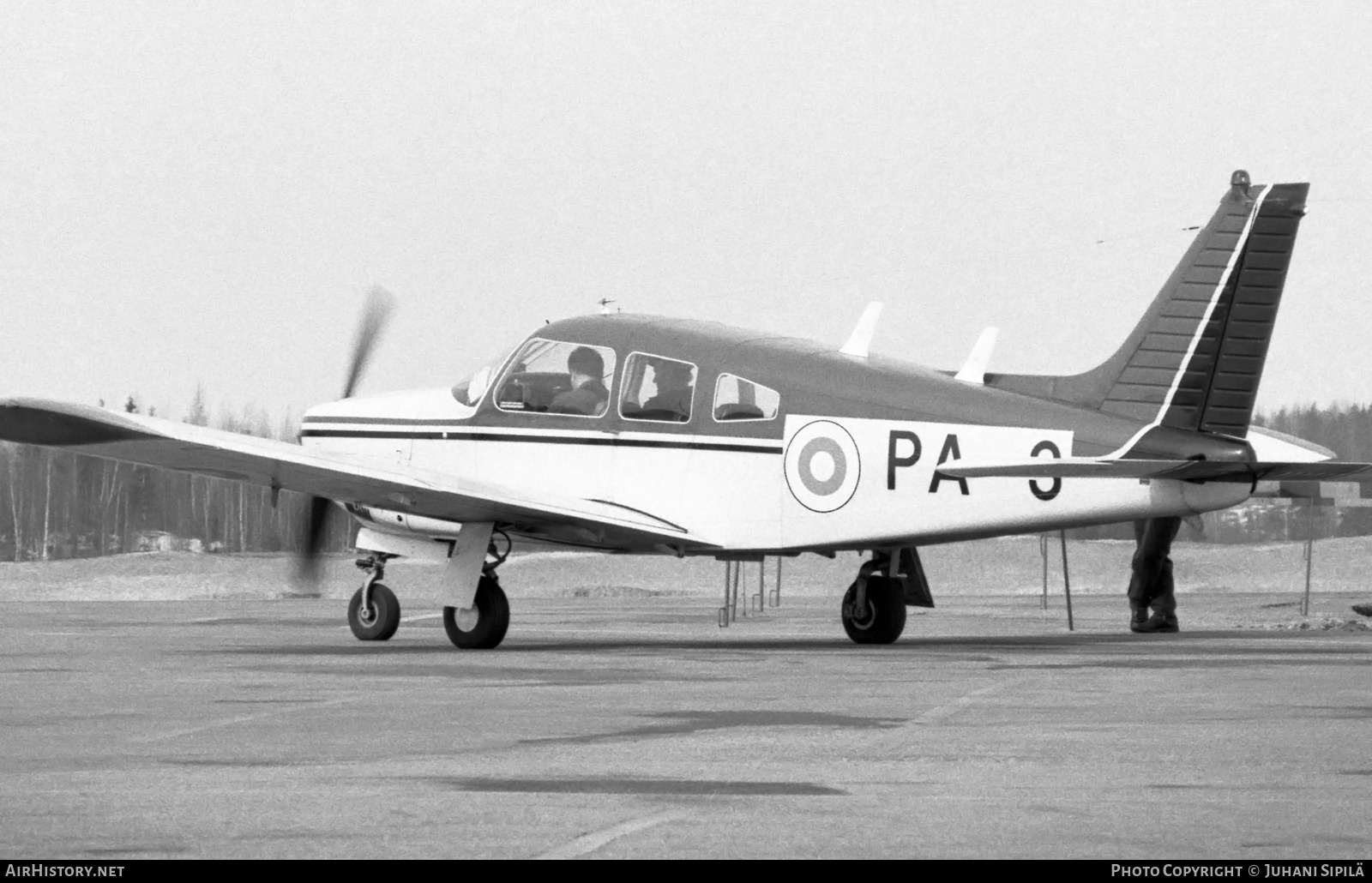 Aircraft Photo of PA-3 | Piper PA-28R-200 Cherokee Arrow II | Finland - Air Force | AirHistory.net #404377