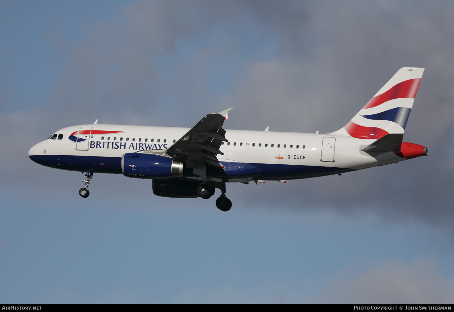 Aircraft Photo of G-EUOE | Airbus A319-131 | British Airways | AirHistory.net #404396