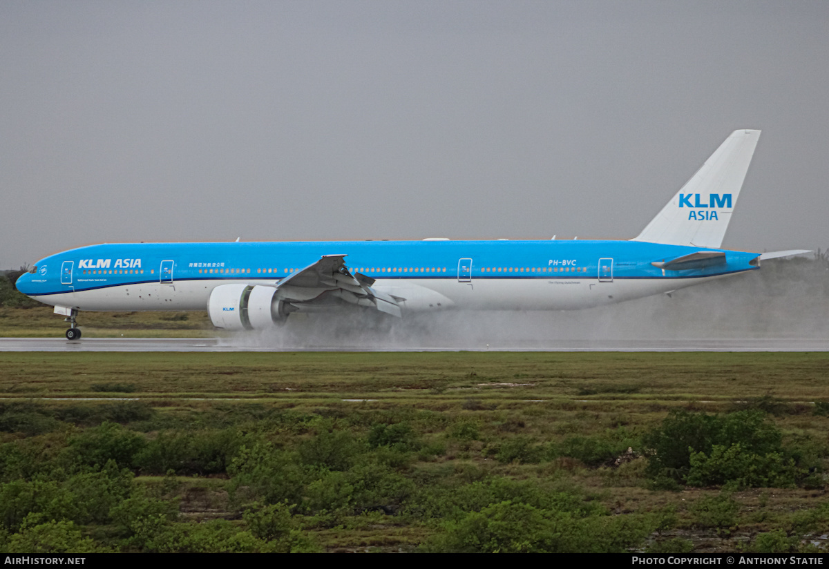 Aircraft Photo of PH-BVC | Boeing 777-306/ER | KLM Asia | AirHistory.net #404408