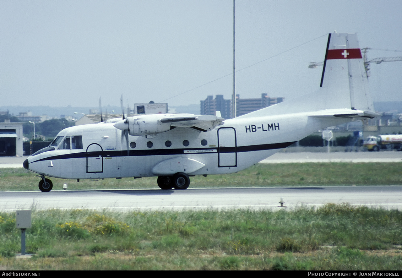 Aircraft Photo of HB-LMH | CASA C-212-200 Aviocar | Transair Suisse | AirHistory.net #404437