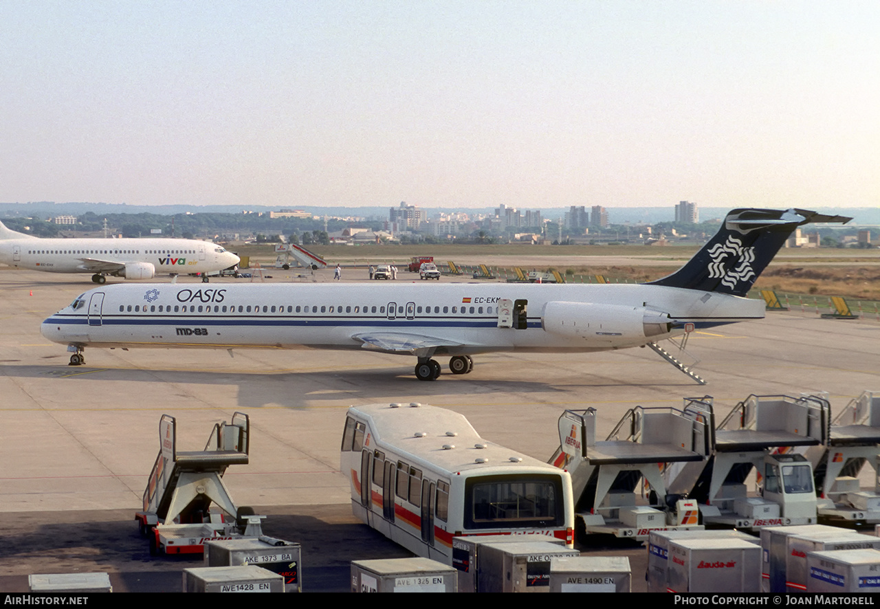 Aircraft Photo of EC-EKM | McDonnell Douglas MD-83 (DC-9-83) | Oasis International Airlines | AirHistory.net #404440