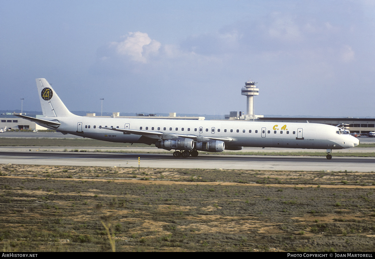 Aircraft Photo of EC-DYY | McDonnell Douglas DC-8-61 | Canafrica Transportes Aereos - CTA España | AirHistory.net #404442