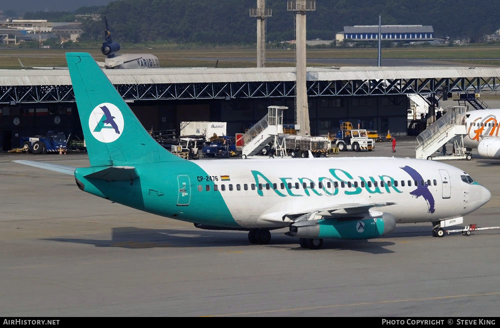 Aircraft Photo of CP-2476 | Boeing 737-281 | AeroSur | AirHistory.net #404443