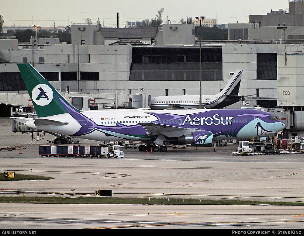 Aircraft Photo of CP-2659 | Boeing 767-284/ER | AeroSur | AirHistory.net #404462