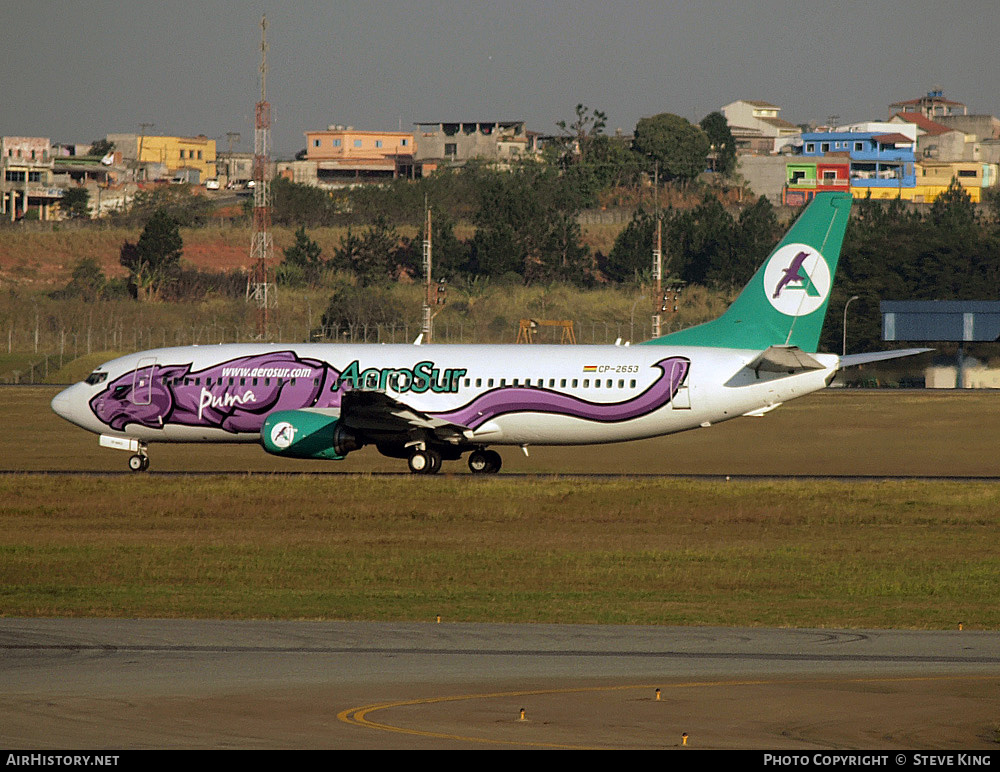 Aircraft Photo of CP-2653 | Boeing 737-497 | AeroSur | AirHistory.net #404478