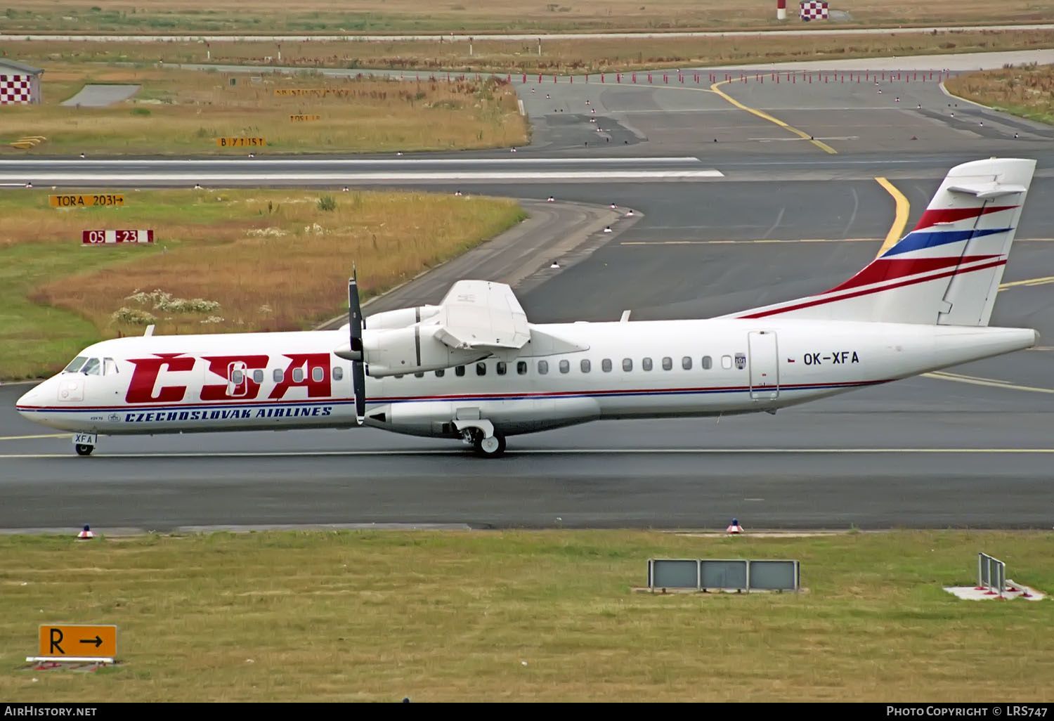 Aircraft Photo of OK-XFA | ATR ATR-72-202 | ČSA - Československé Aerolinie - Czechoslovak Airlines | AirHistory.net #404507