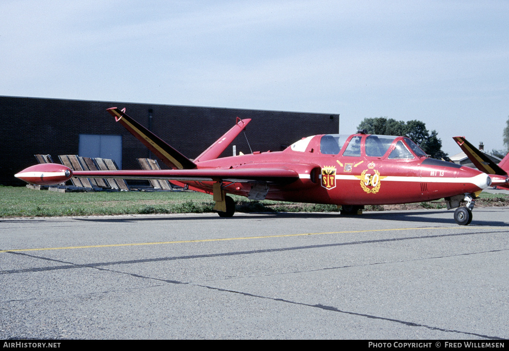 Aircraft Photo of MT13 | Fouga CM-170R Magister | Belgium - Air Force | AirHistory.net #404509