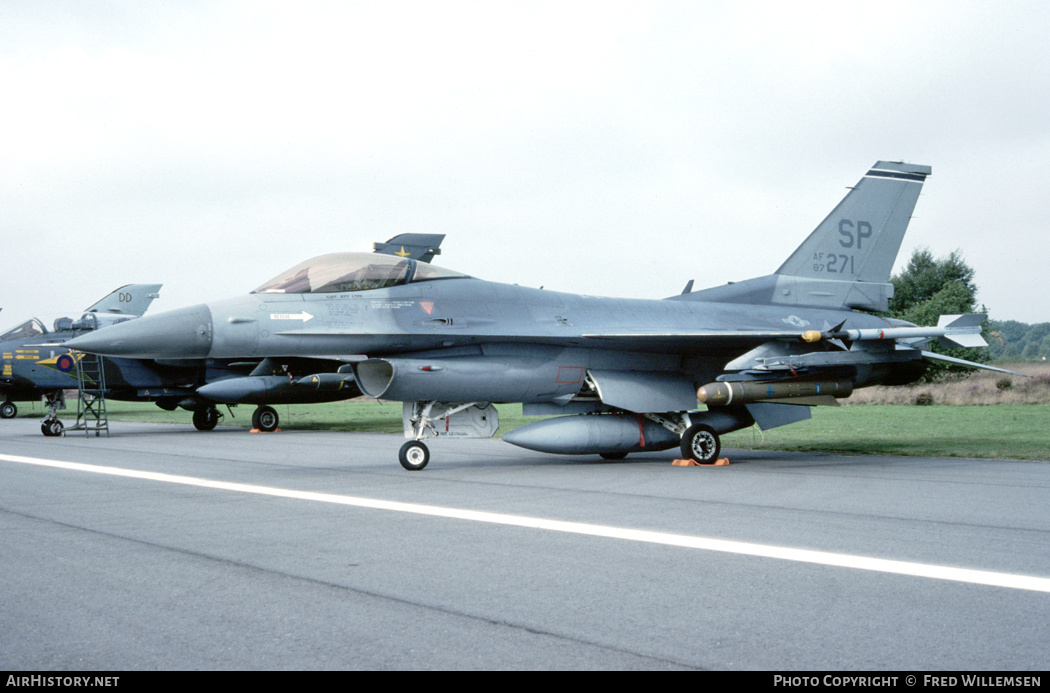 Aircraft Photo of 87-0271 / AF87271 | General Dynamics F-16C Fighting Falcon | USA - Air Force | AirHistory.net #404521