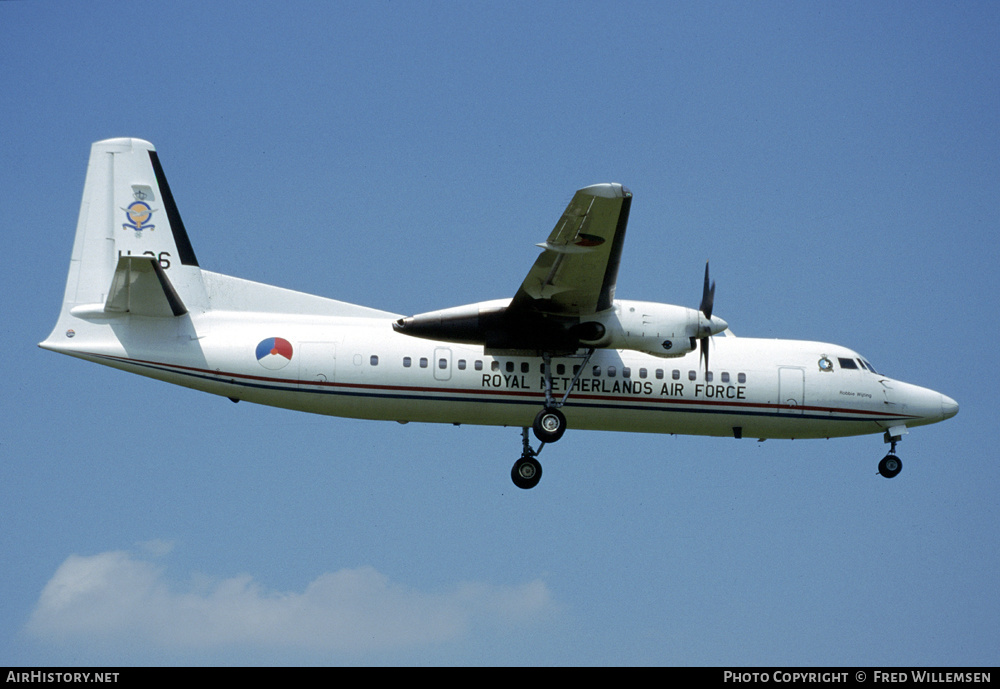 Aircraft Photo of U-06 | Fokker 50 | Netherlands - Air Force | AirHistory.net #404522