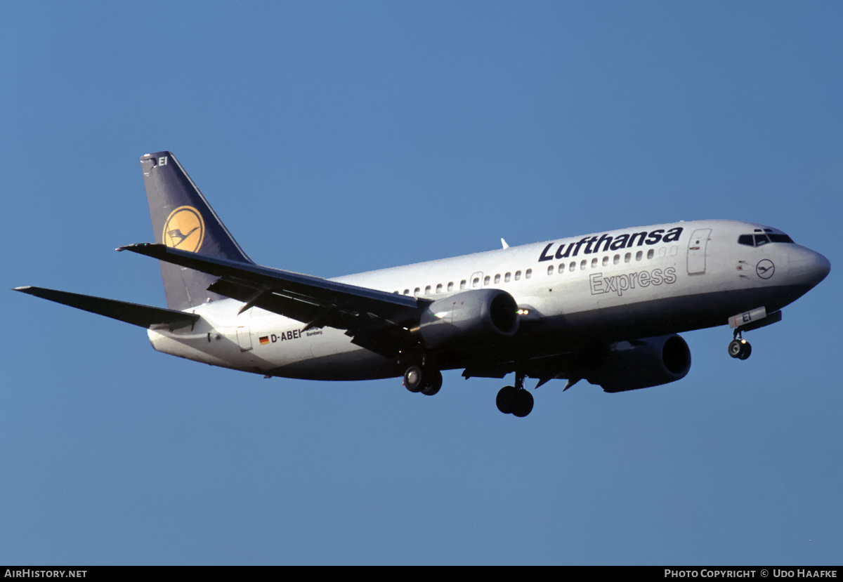 Aircraft Photo of D-ABEI | Boeing 737-330 | Lufthansa Express | AirHistory.net #404532