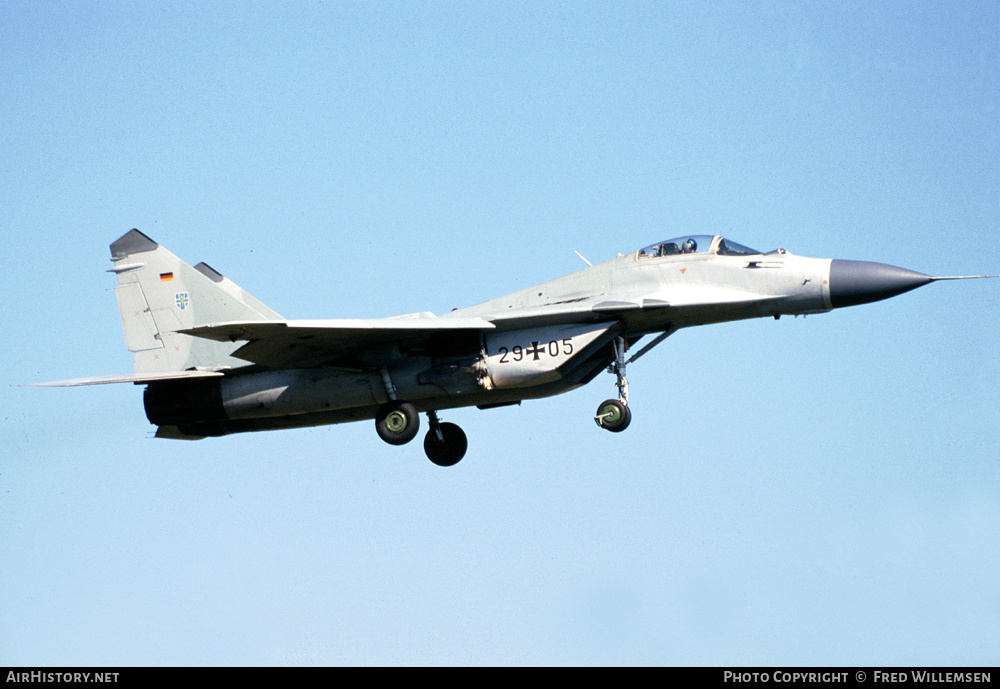 Aircraft Photo of 2905 | Mikoyan-Gurevich MiG-29G (9-12) | Germany - Air Force | AirHistory.net #404537