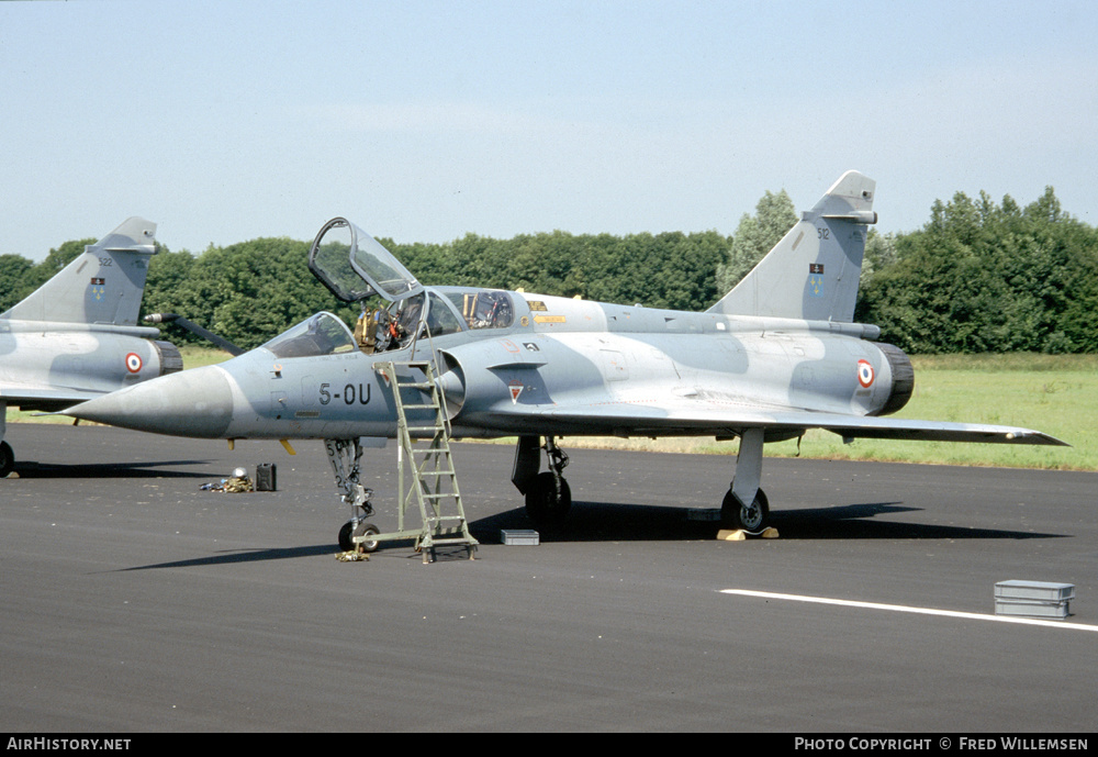 Aircraft Photo of 512 | Dassault Mirage 2000B | France - Air Force | AirHistory.net #404548
