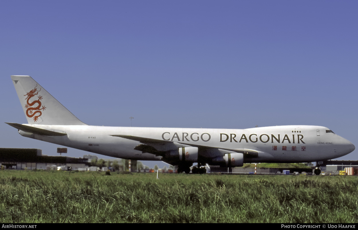 Aircraft Photo of B-KAD | Boeing 747-209F/SCD | Dragonair Cargo | AirHistory.net #404572