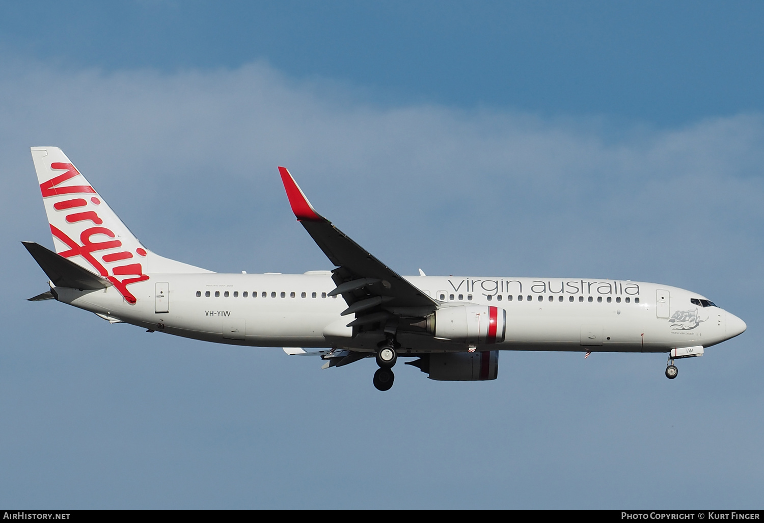 Aircraft Photo of VH-YIW | Boeing 737-8FE | Virgin Australia Airlines | AirHistory.net #404582