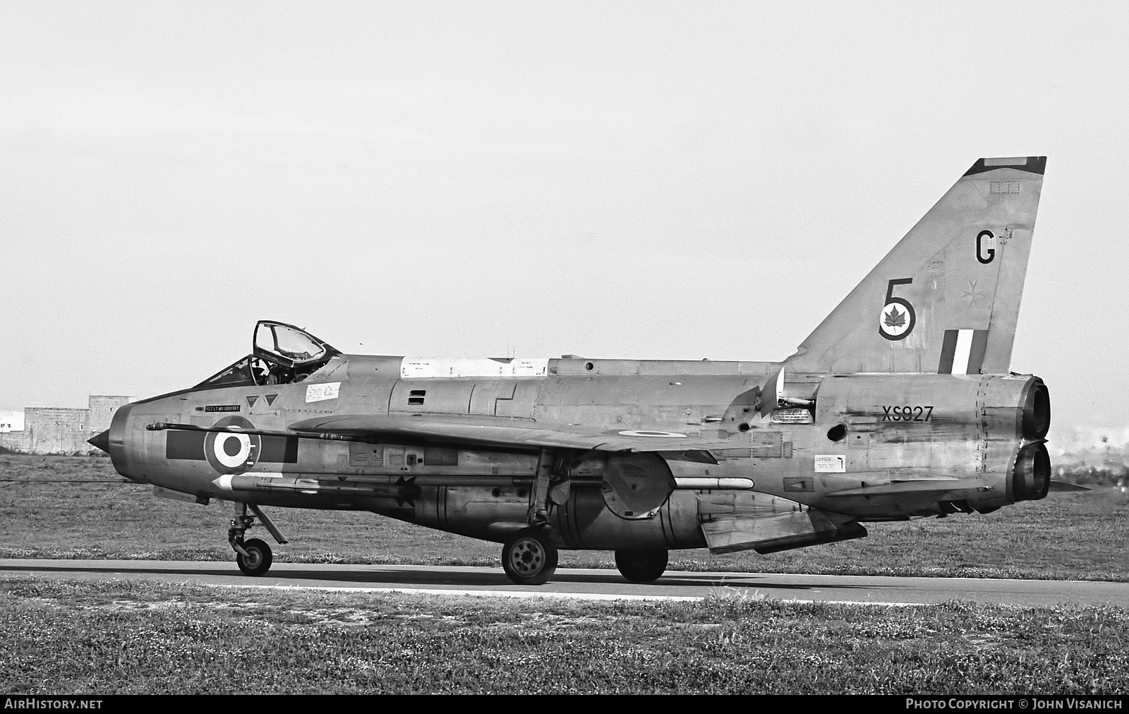 Aircraft Photo of XS927 | English Electric Lightning F6 | UK - Air Force | AirHistory.net #404588