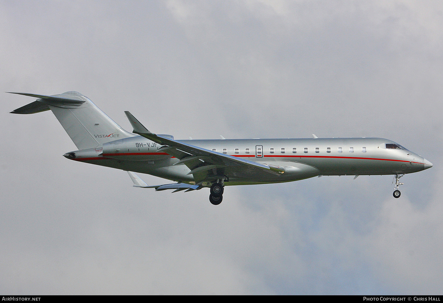 Aircraft Photo of 9H-VJF | Bombardier Global 6000 (BD-700-1A10) | VistaJet | AirHistory.net #404592
