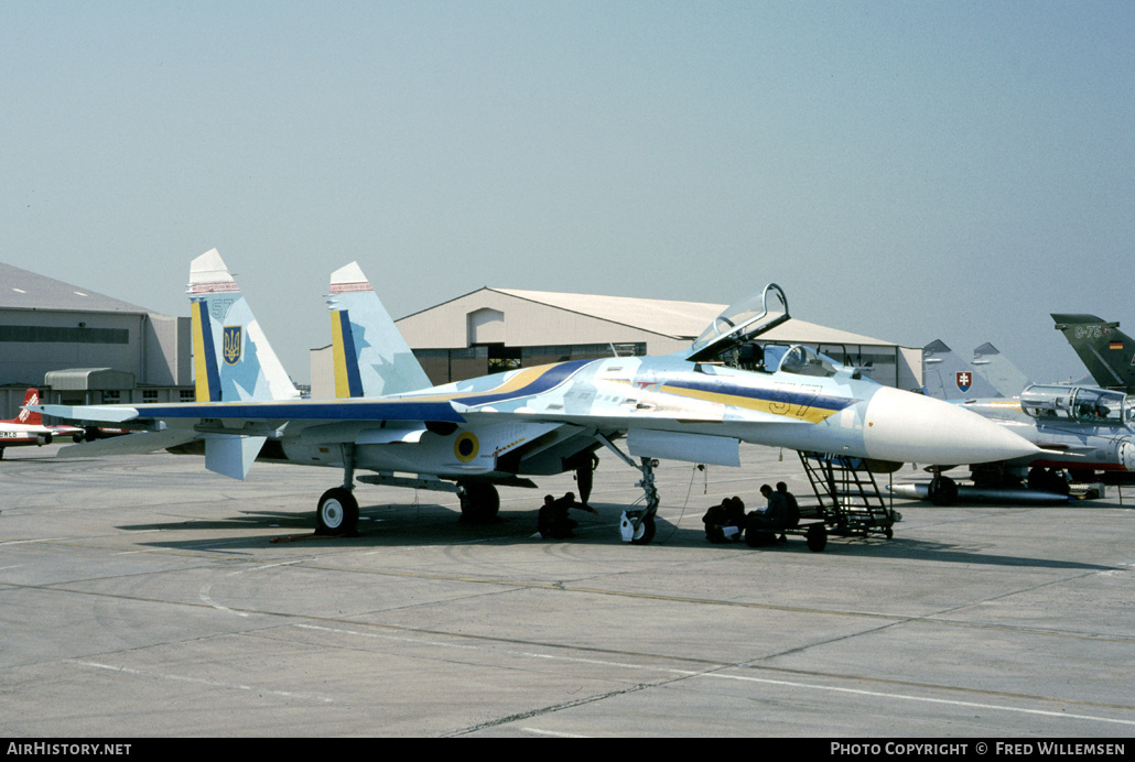 Aircraft Photo of 57 blue | Sukhoi Su-27S | Ukraine - Air Force | AirHistory.net #404608