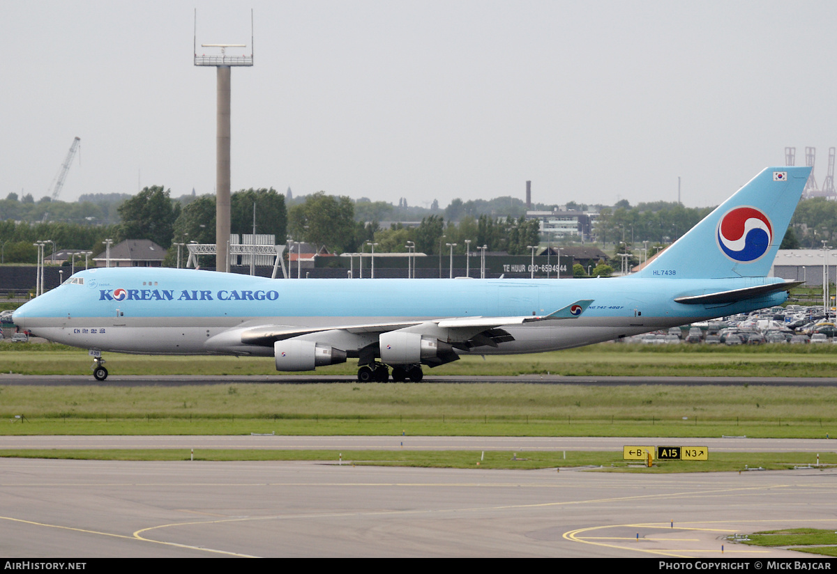 Aircraft Photo of HL7438 | Boeing 747-4B5F/ER/SCD | Korean Air Cargo | AirHistory.net #404609
