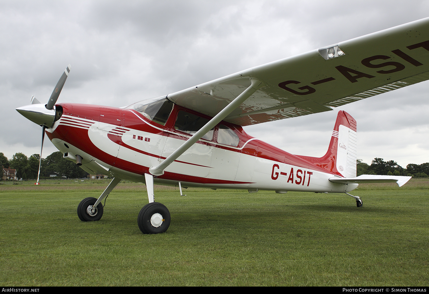 Aircraft Photo of G-ASIT | Cessna 180 | AirHistory.net #404629