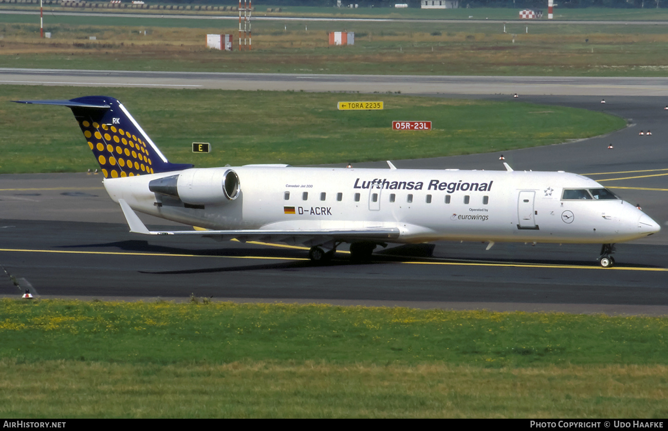 Aircraft Photo of D-ACRK | Bombardier CRJ-200ER (CL-600-2B19) | Lufthansa Regional | AirHistory.net #404631