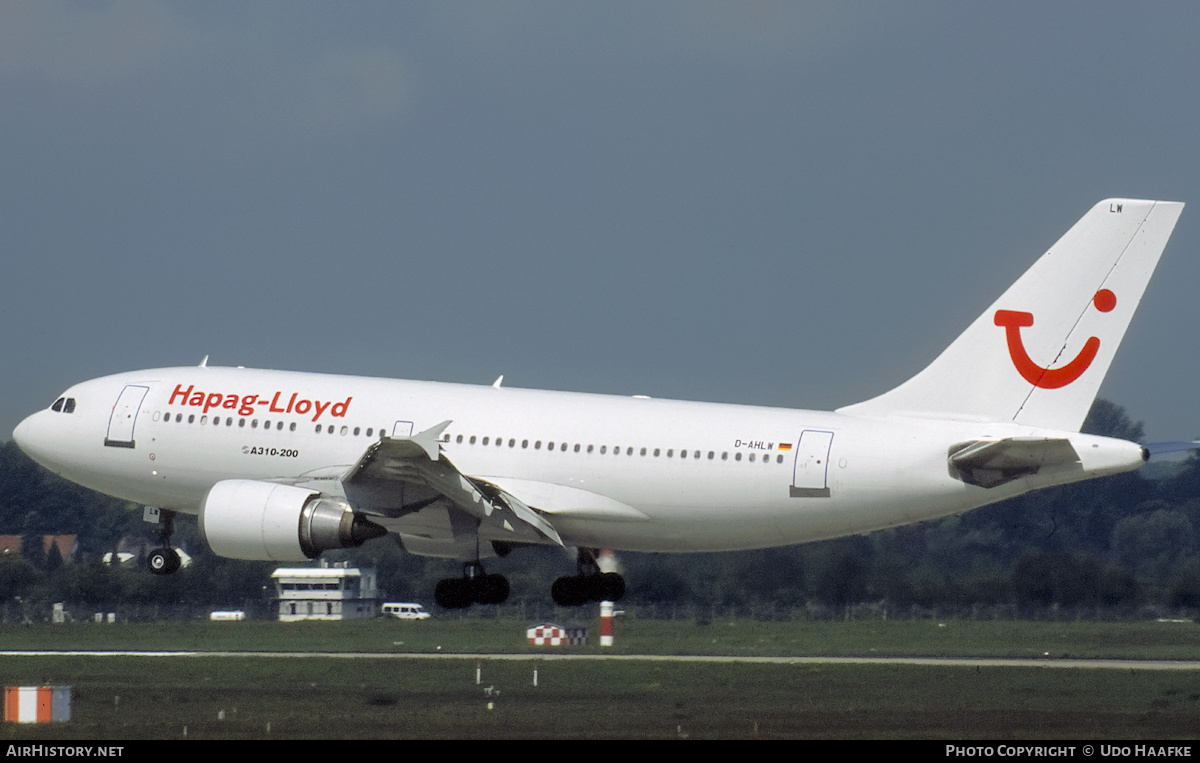 Aircraft Photo of D-AHLW | Airbus A310-204 | Hapag-Lloyd | AirHistory.net #404638