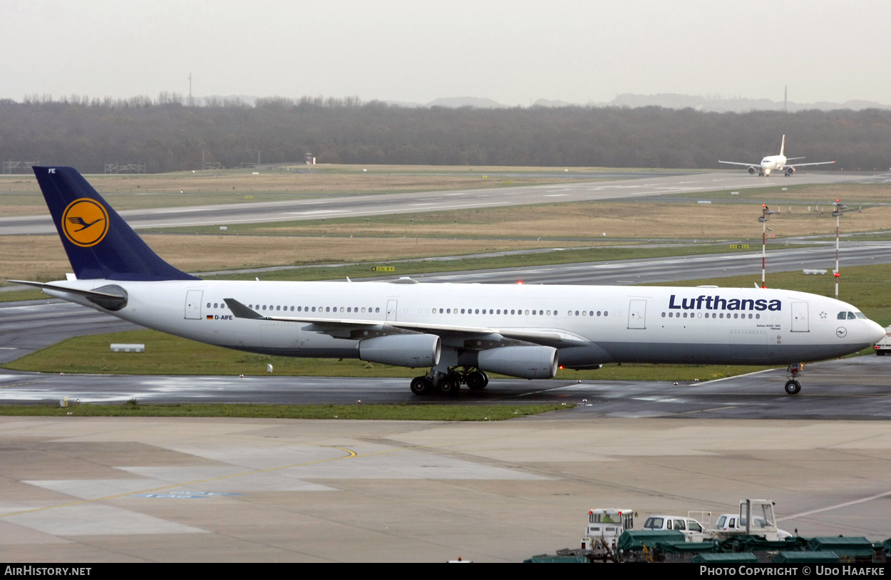 Aircraft Photo of D-AIFE | Airbus A340-313 | Lufthansa | AirHistory.net #404639