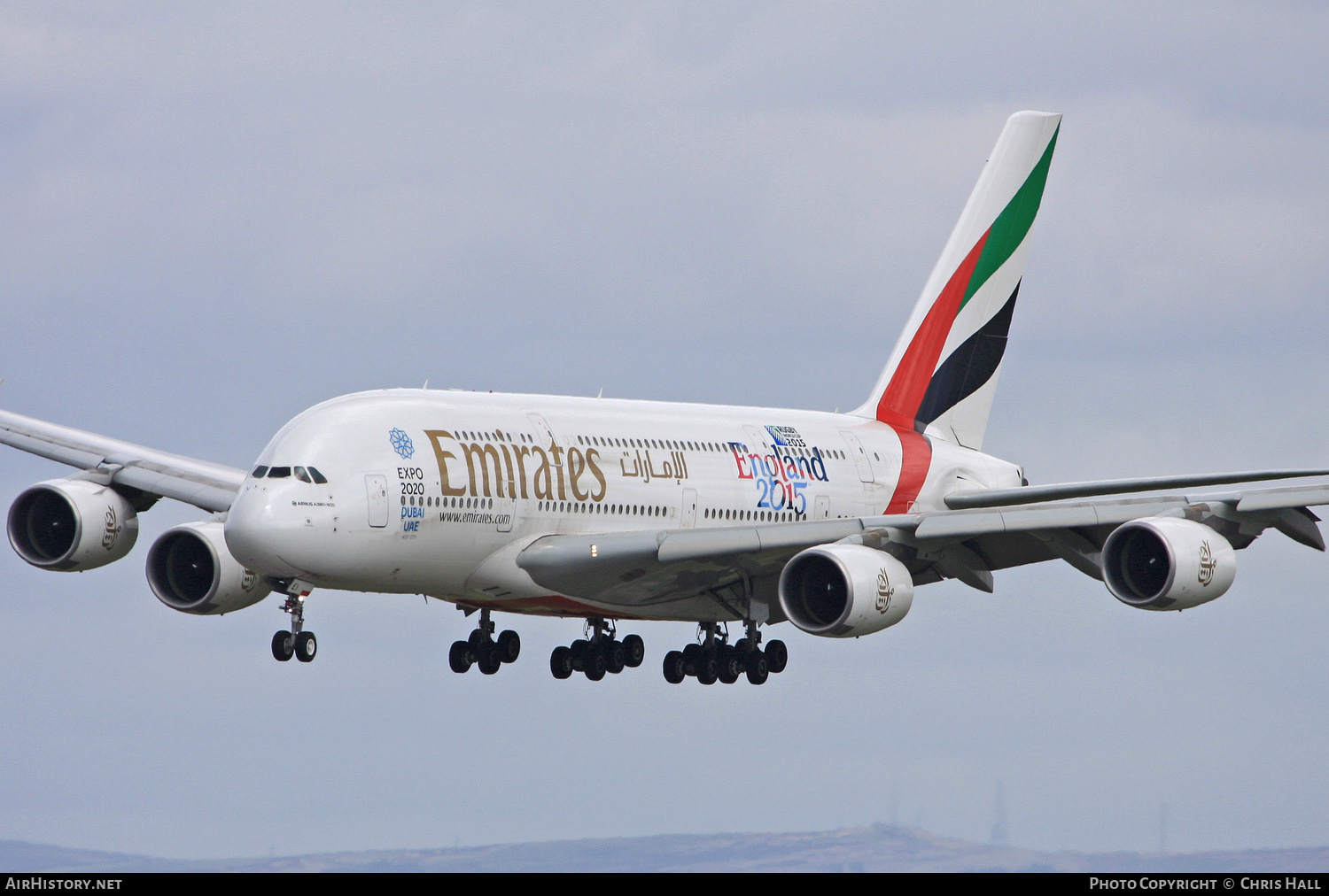 Aircraft Photo of A6-EEI | Airbus A380-861 | Emirates | AirHistory.net #404643
