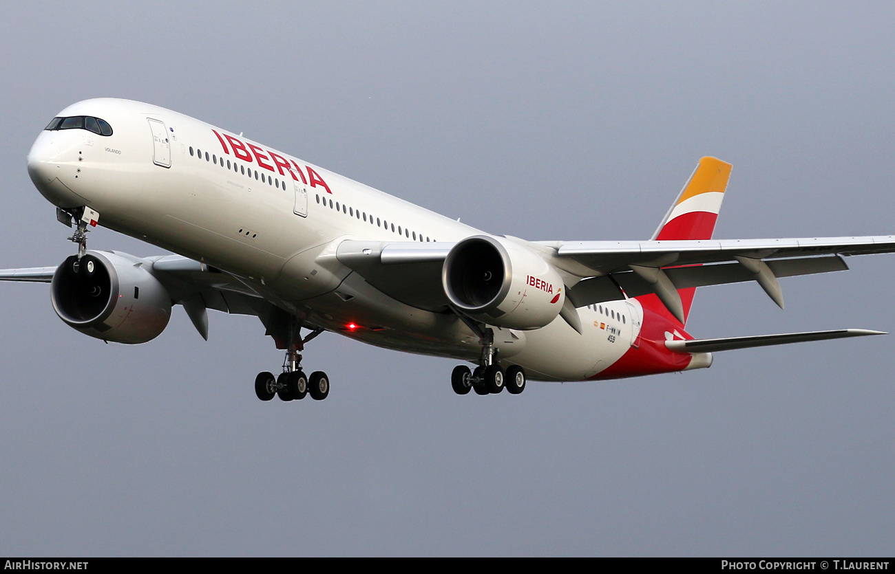 Aircraft Photo of F-WWIW | Airbus A350-941 | Iberia | AirHistory.net #404647