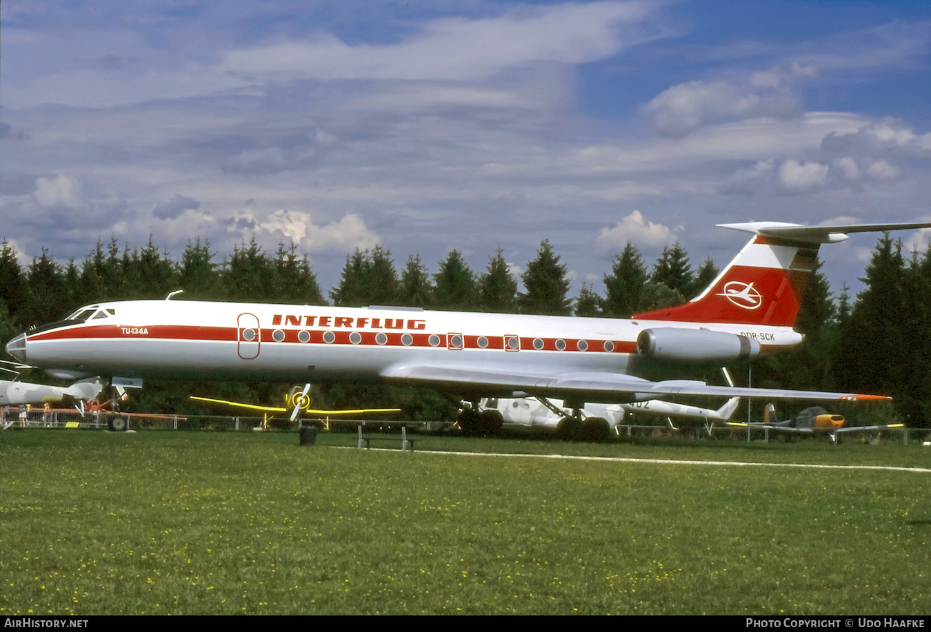 Aircraft Photo of DDR-SCK | Tupolev Tu-134A | Interflug | AirHistory.net #404665