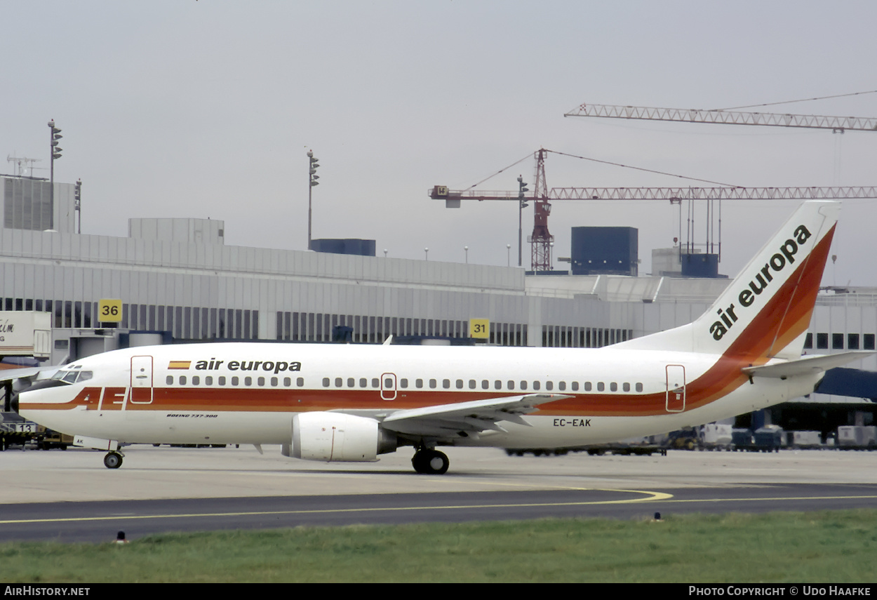 Aircraft Photo of EC-EAK | Boeing 737-3Q8 | Air Europa | AirHistory.net #404681