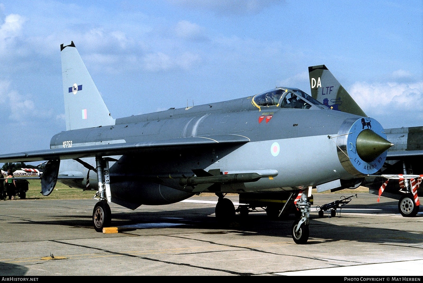 Aircraft Photo of XP753 | English Electric Lightning F3 | UK - Air Force | AirHistory.net #404727