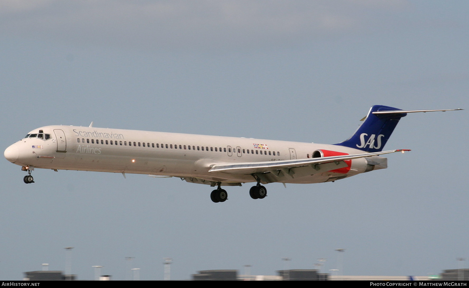 Aircraft Photo of SE-DIK | McDonnell Douglas MD-82 (DC-9-82) | Scandinavian Airlines - SAS | AirHistory.net #404734