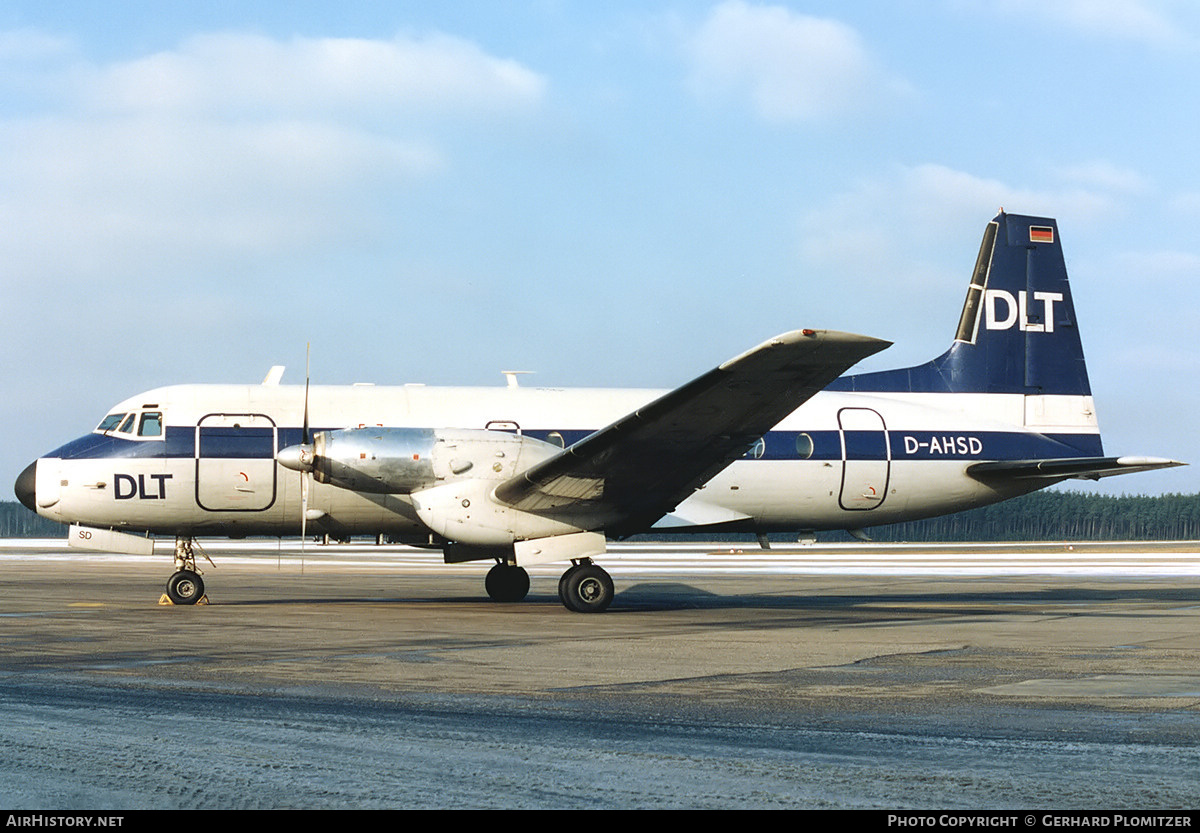 Aircraft Photo of D-AHSD | British Aerospace BAe-748 Srs2B/FAA | DLT - Deutsche Luftverkehrsgesellschaft | AirHistory.net #404738