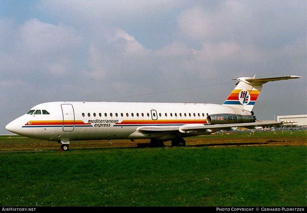 Aircraft Photo of G-AZUK | BAC 111-476FM One-Eleven | Mediterranean Express | AirHistory.net #404740