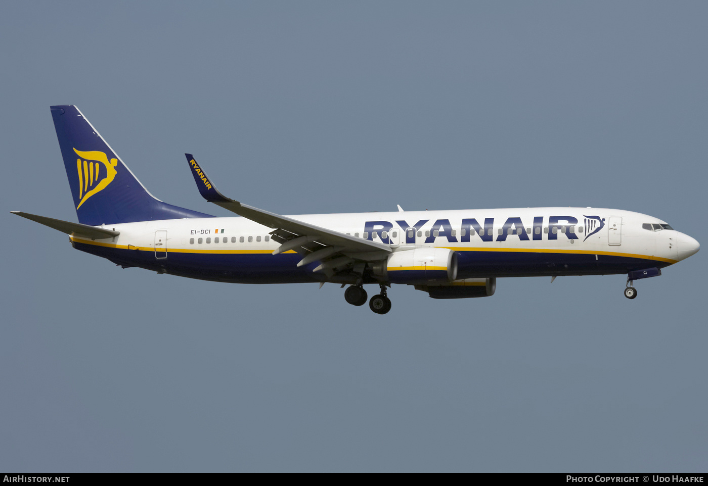 Aircraft Photo of EI-DCI | Boeing 737-8AS | Ryanair | AirHistory.net #404764