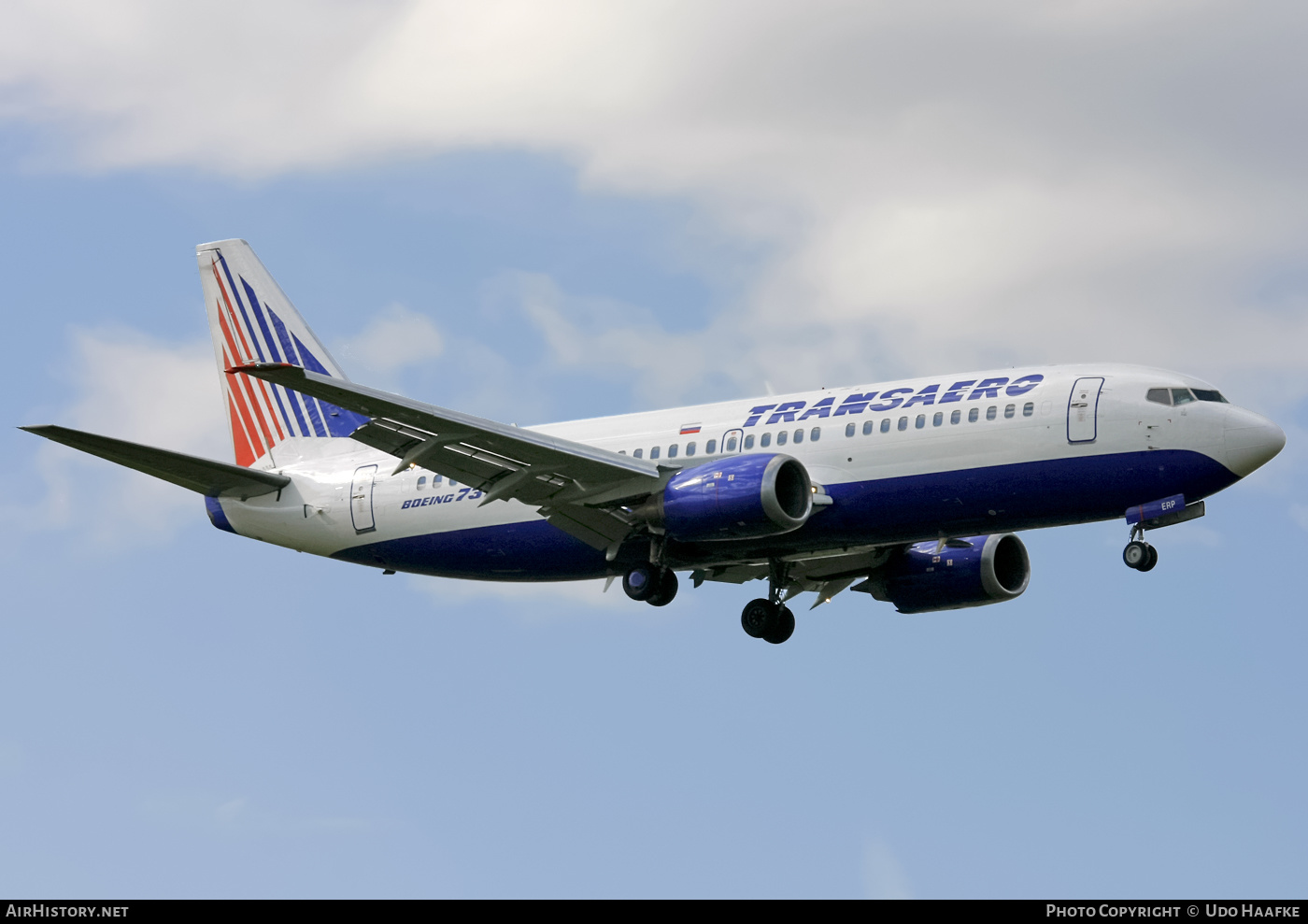 Aircraft Photo of EI-ERP | Boeing 737-33S | Transaero Airlines | AirHistory.net #404768
