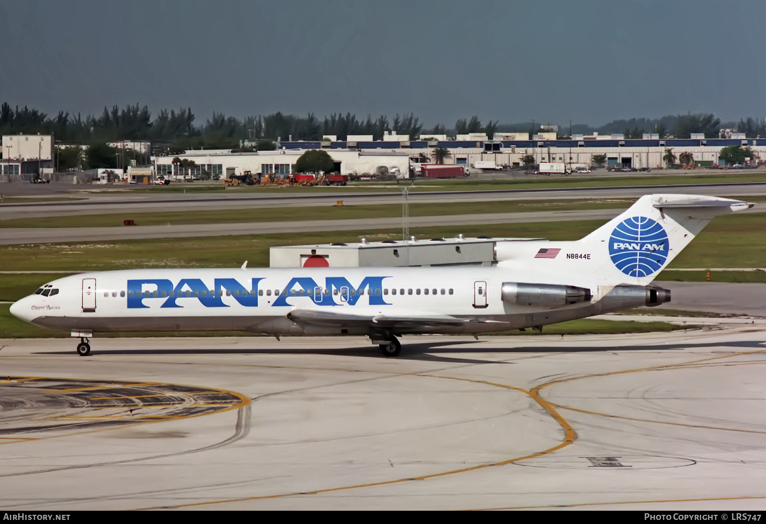 Aircraft Photo of N8844E | Boeing 727-225 | Pan American World Airways - Pan Am | AirHistory.net #404836