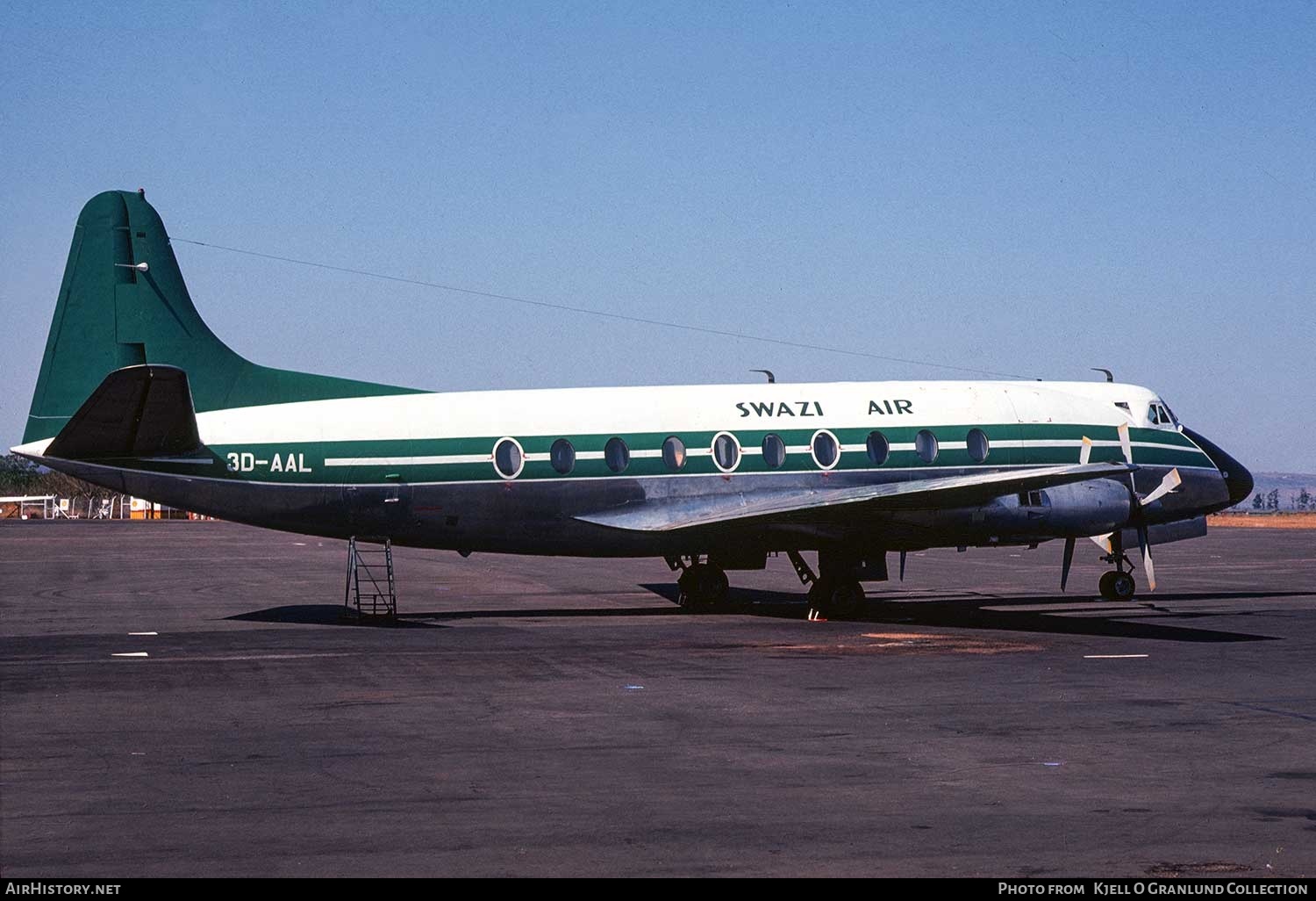 Aircraft Photo of 3D-AAL | Vickers 754D Viscount | Swazi Air | AirHistory.net #404866