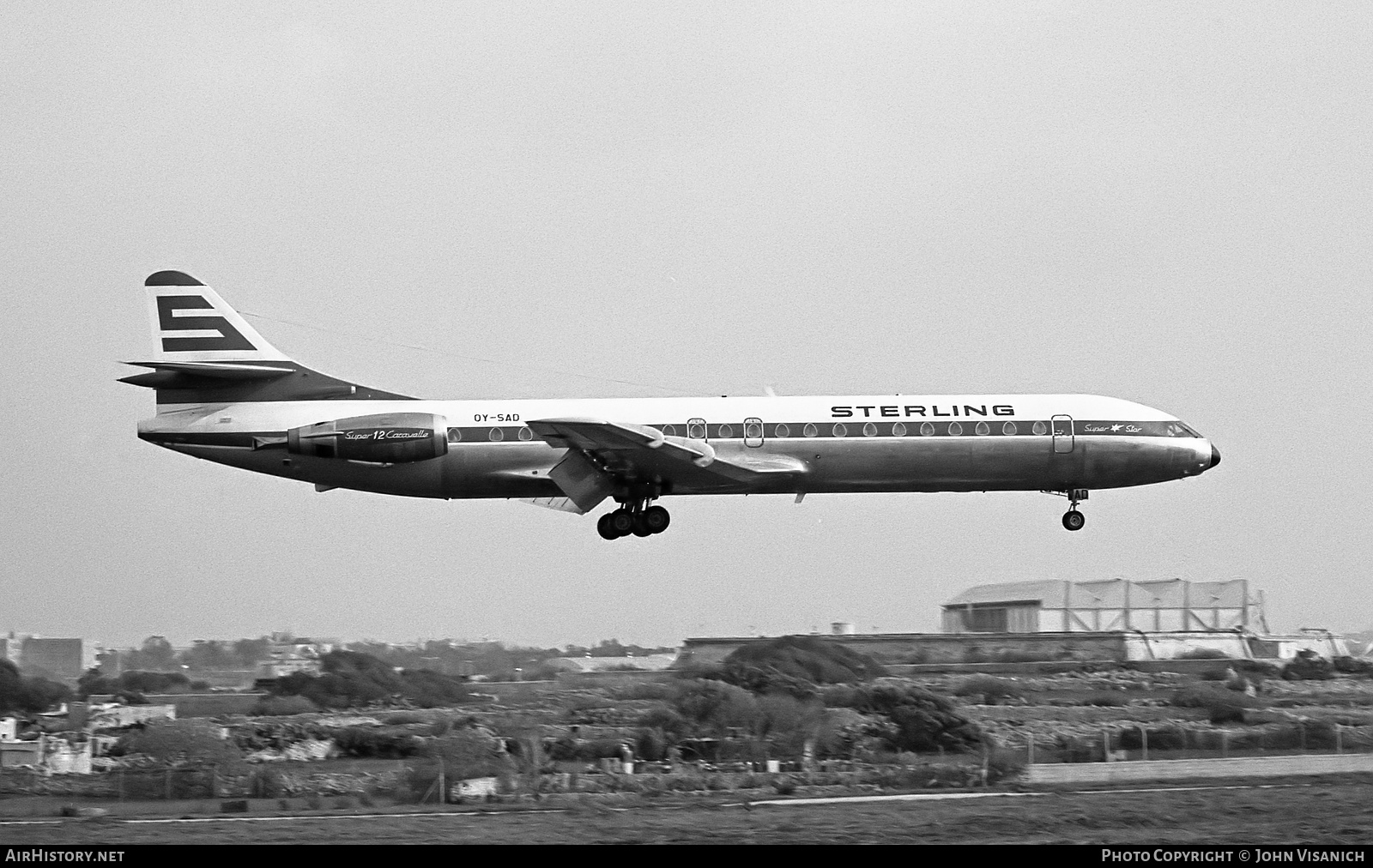 Aircraft Photo of OY-SAD | Aerospatiale SE-210 Caravelle 12 | Sterling Airways | AirHistory.net #404895