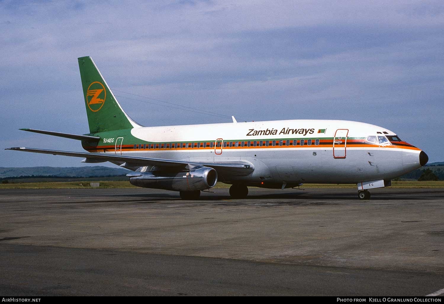 Aircraft Photo of 9J-AEG | Boeing 737-2M9/Adv | Zambia Airways | AirHistory.net #404898
