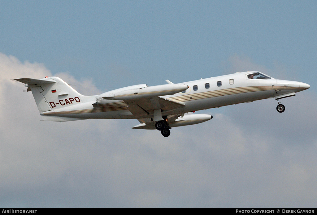 Aircraft Photo of D-CAPO | Gates Learjet 35A | Jet Executive | AirHistory.net #404919