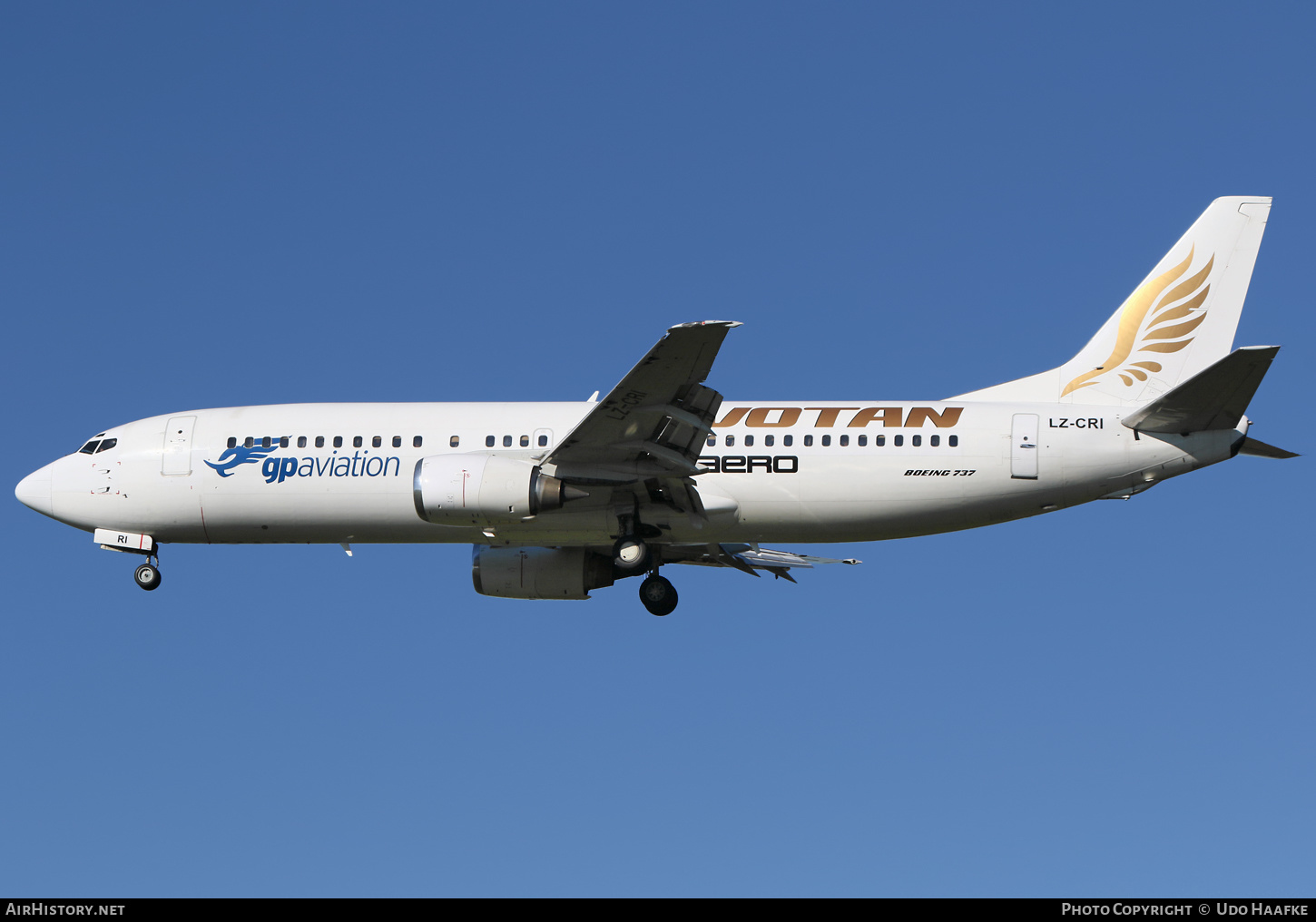 Aircraft Photo of LZ-CRI | Boeing 737-446 | GP Aviation | AirHistory.net #404922